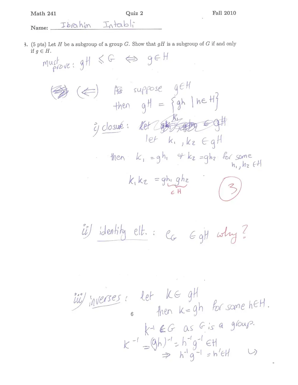 MATH 241 Exam 2, Fall 2010, page 8
