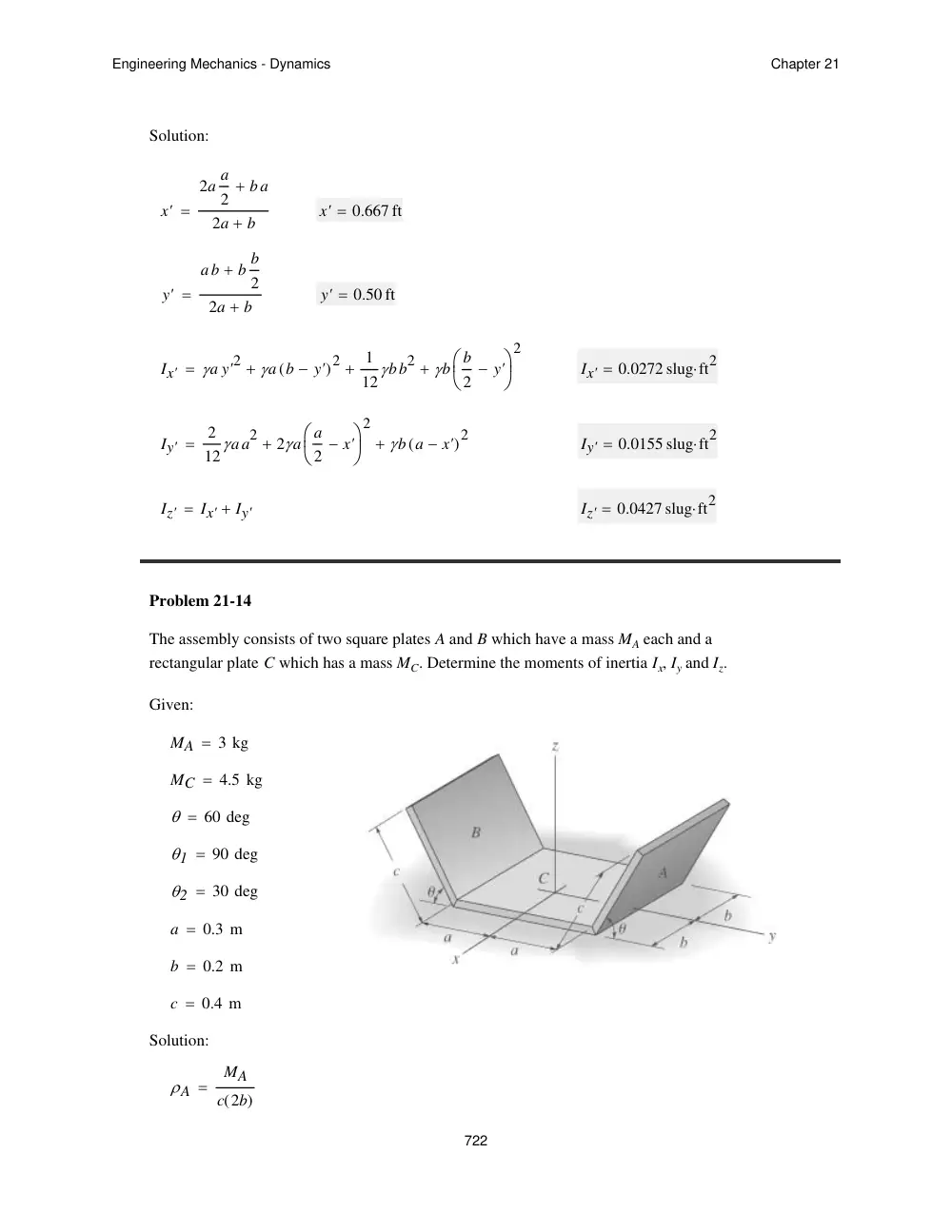 MEN 201 Problems For Chapter 21 with Solutions, Spring 2012, page 9