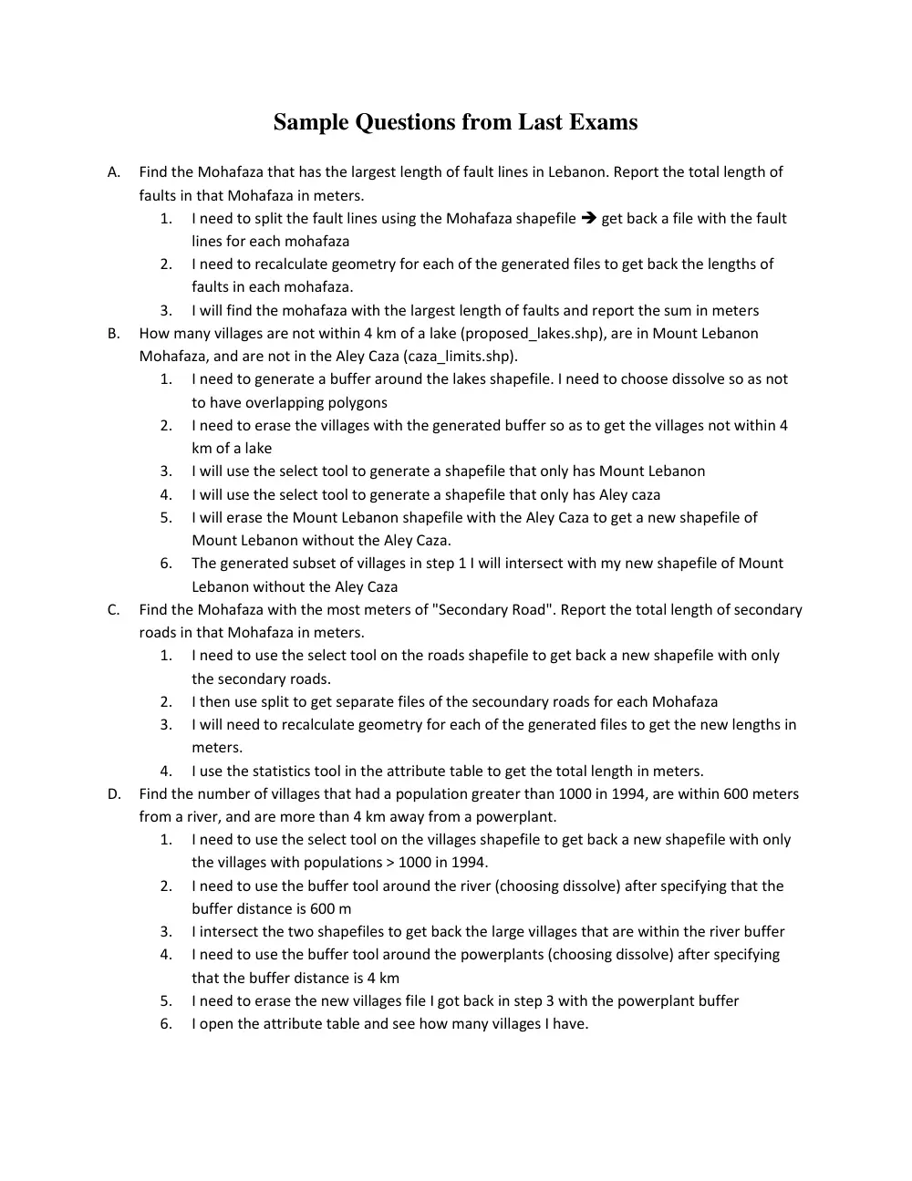 CIVE 201 Final Sample with Solutions, Spring 2015, page 1