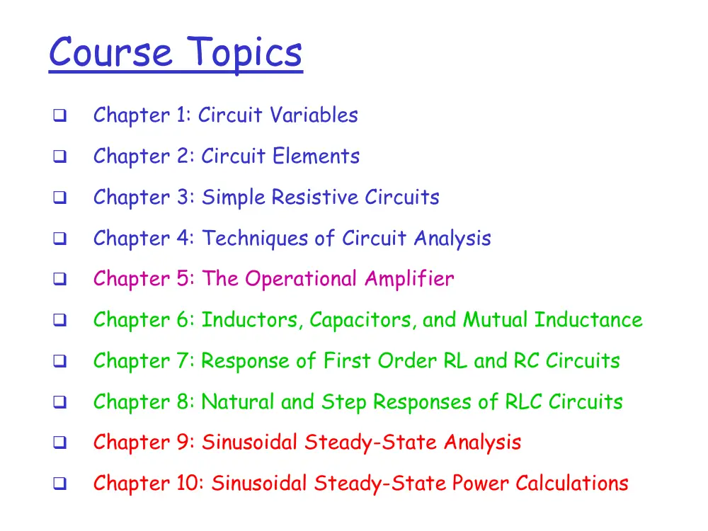 EECE 210 Lecture 0, Spring 2012, page 5
