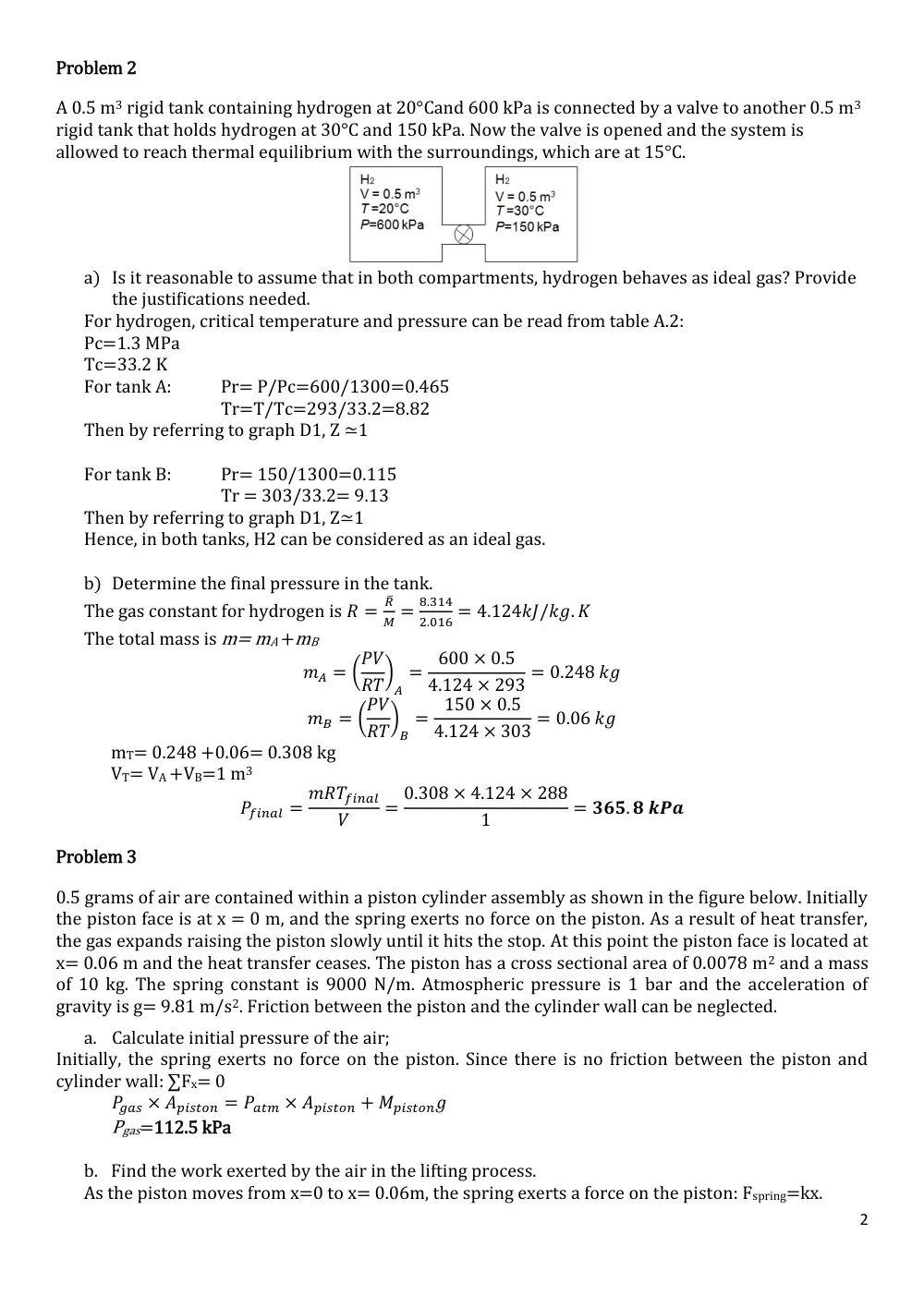MECH 310 Exam 1 with Solution, Fall 2011, page 2