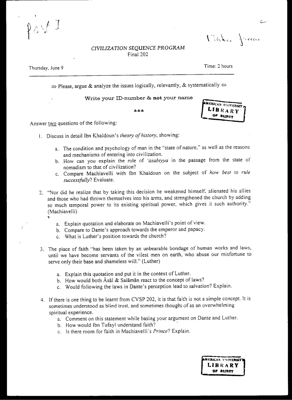 CVSP 202 Final, Spring 2008, page 1