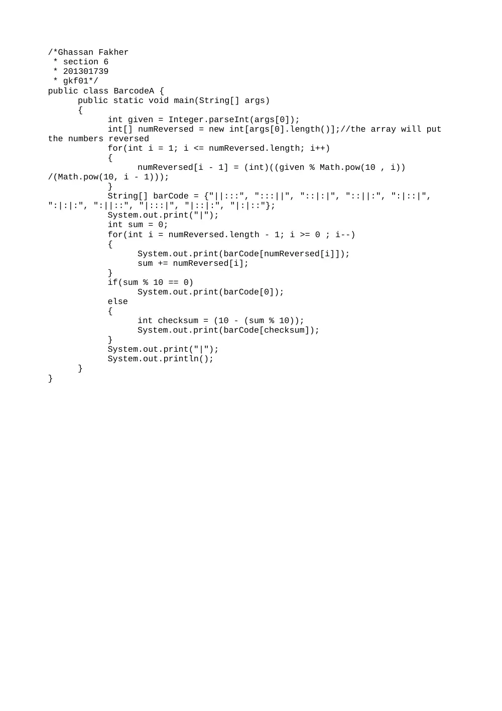 CMPS 200 Homework Assignment 7 with Solution, Fall 2012, page 2