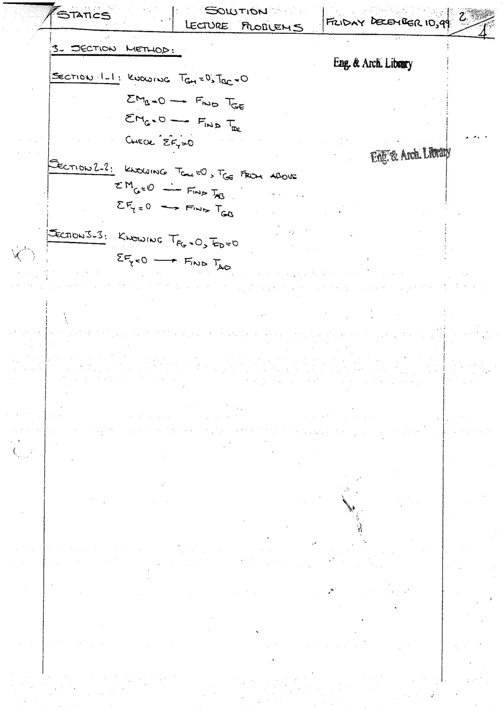 CIVE 210 Problems, Fall 1998, page 3