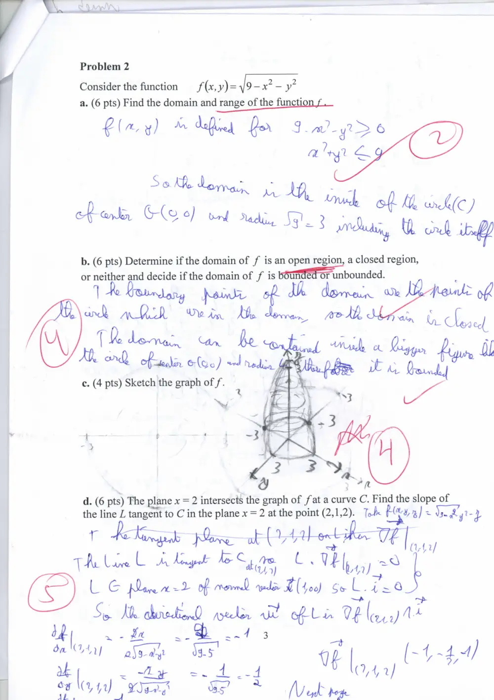 MATH 201 Exam 2, Fall 2019, page 2