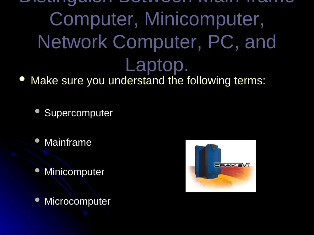 CSC 201 Chapter 1- Basic IT Concepts, Fall 2001, page 5