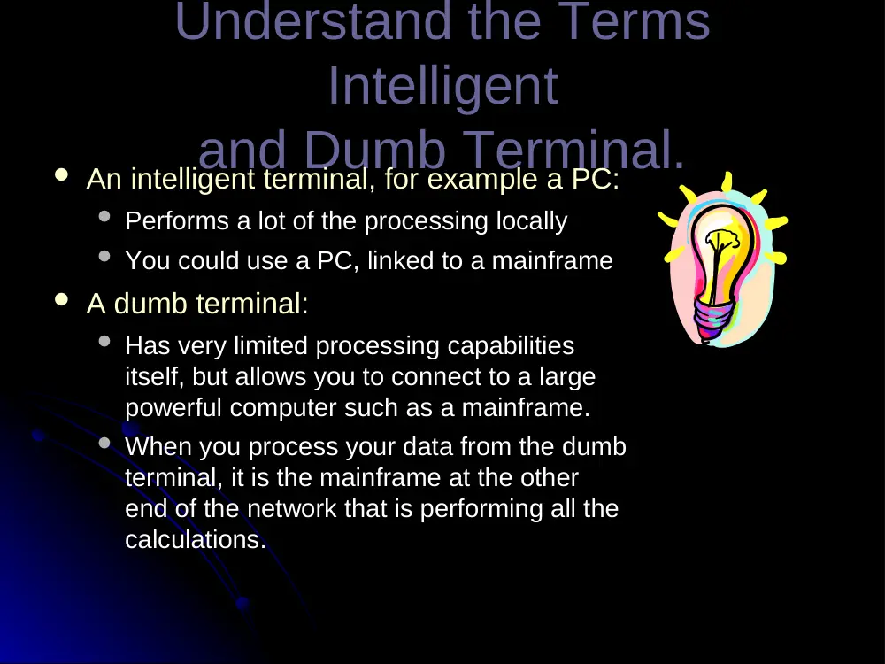 CSC 201 Chapter 1- Basic IT Concepts, Fall 2001, page 7