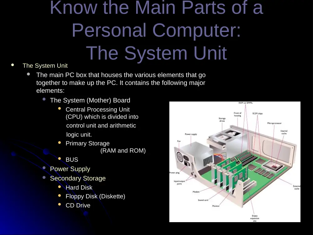 CSC 201 Chapter 1- Basic IT Concepts, Fall 2001, page 9