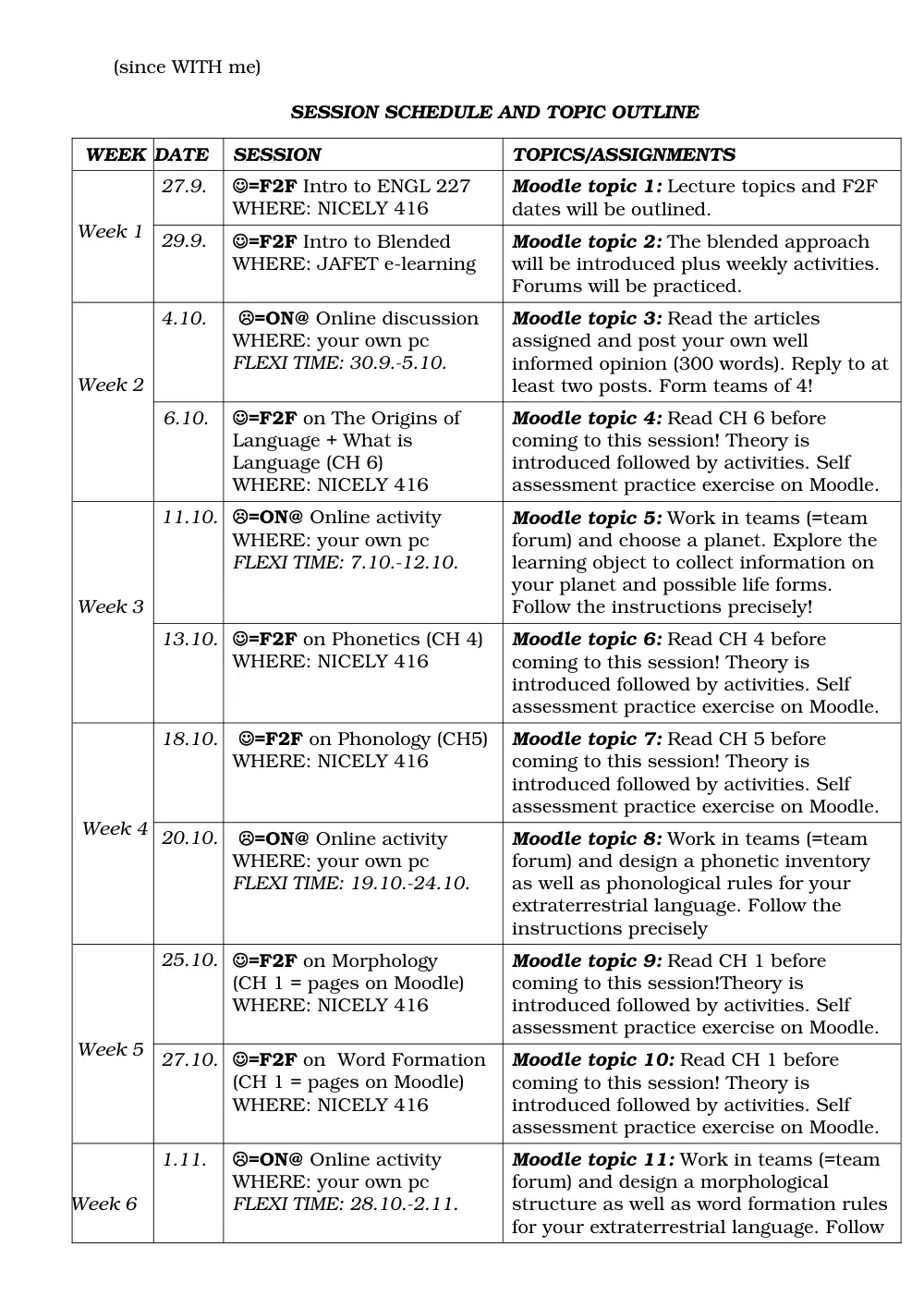 ENG 227 Syllabus, Fall 2011, page 3