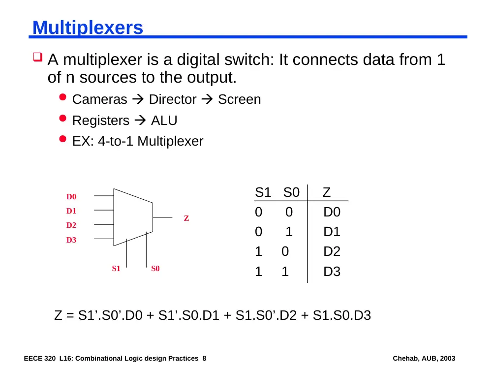 EECE 320 Lecture 16, Fall 2011, page 8