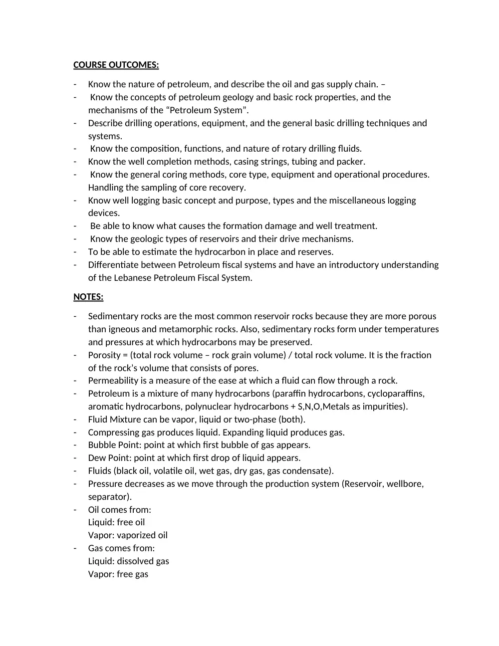 CHEN 490 Notes, Fall 2016, page 1