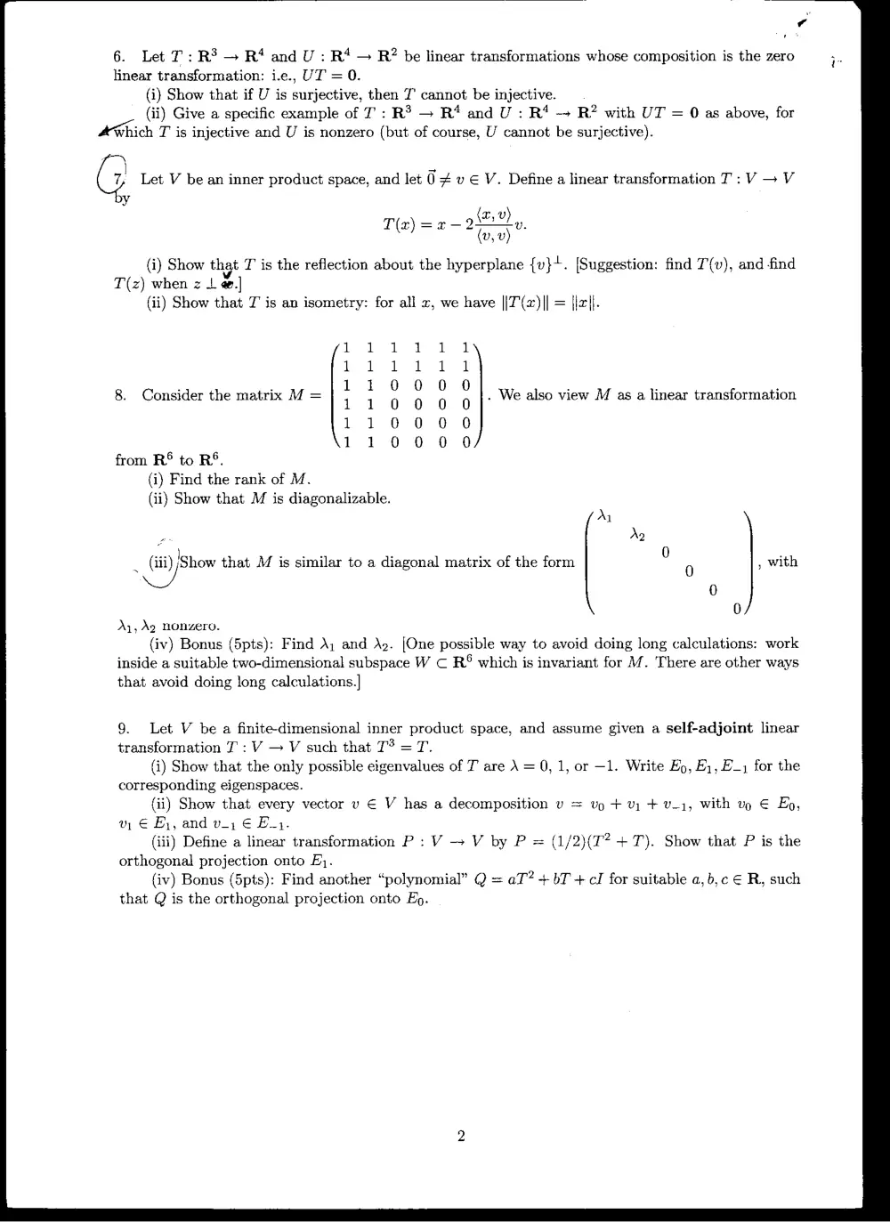 MATH 219 Final, Fall 2004, page 2