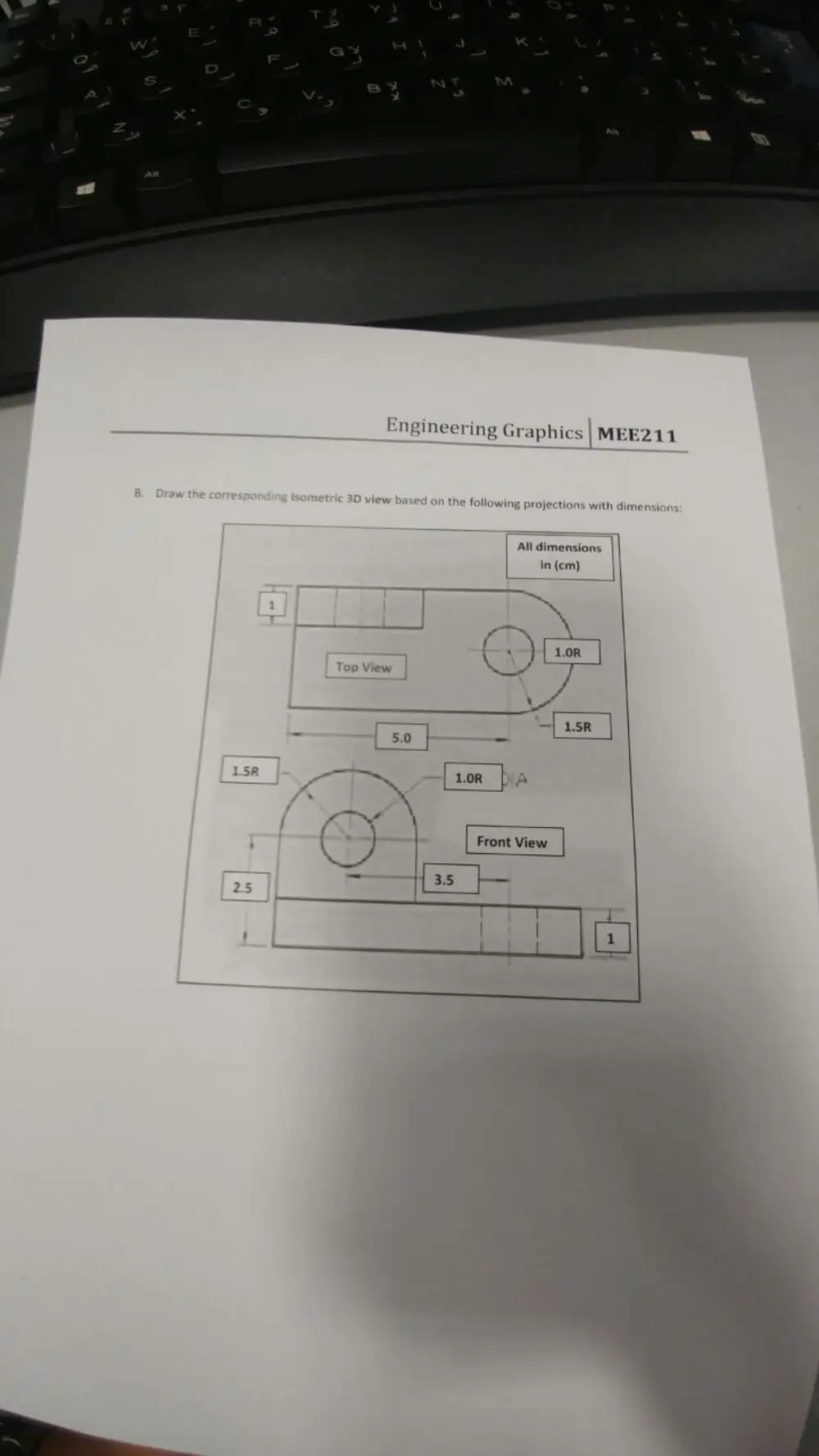 MEE 211 Problems Assignment 2 A, Fall 2016, page 1
