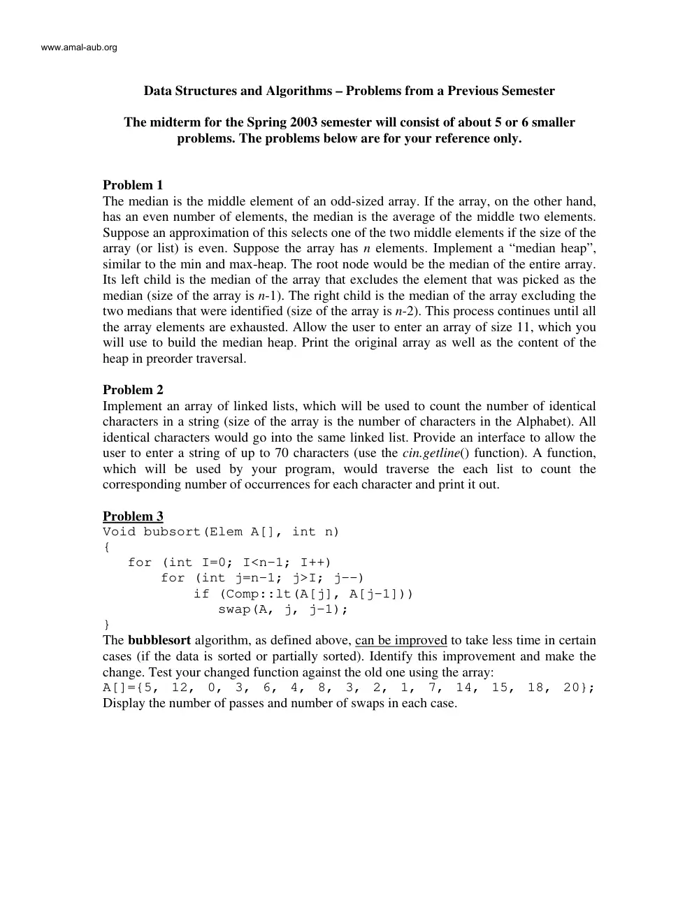 EECE 330 Problems (Samples), Spring 2008, page 1