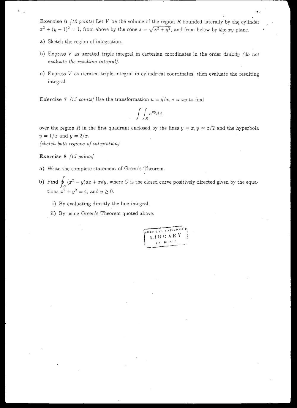 MATH 201 Final, Fall 2003, page 2
