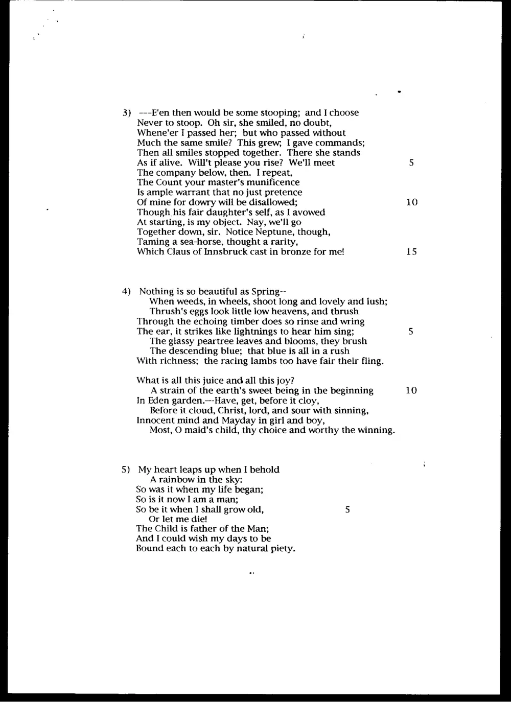 ENG 207 Final, Spring 1998, page 5