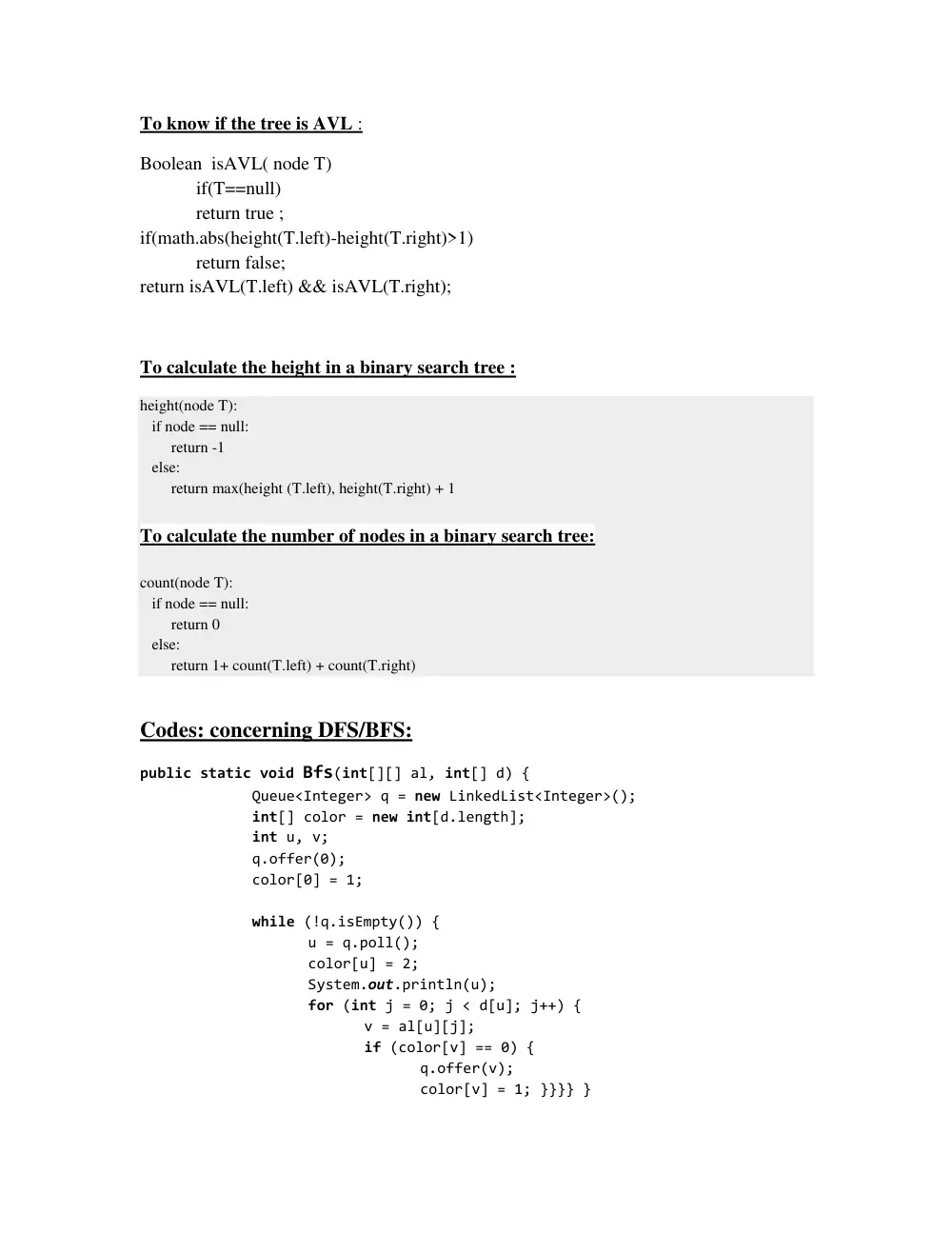 CSC 310 Notes for Final, Fall 2018, page 10