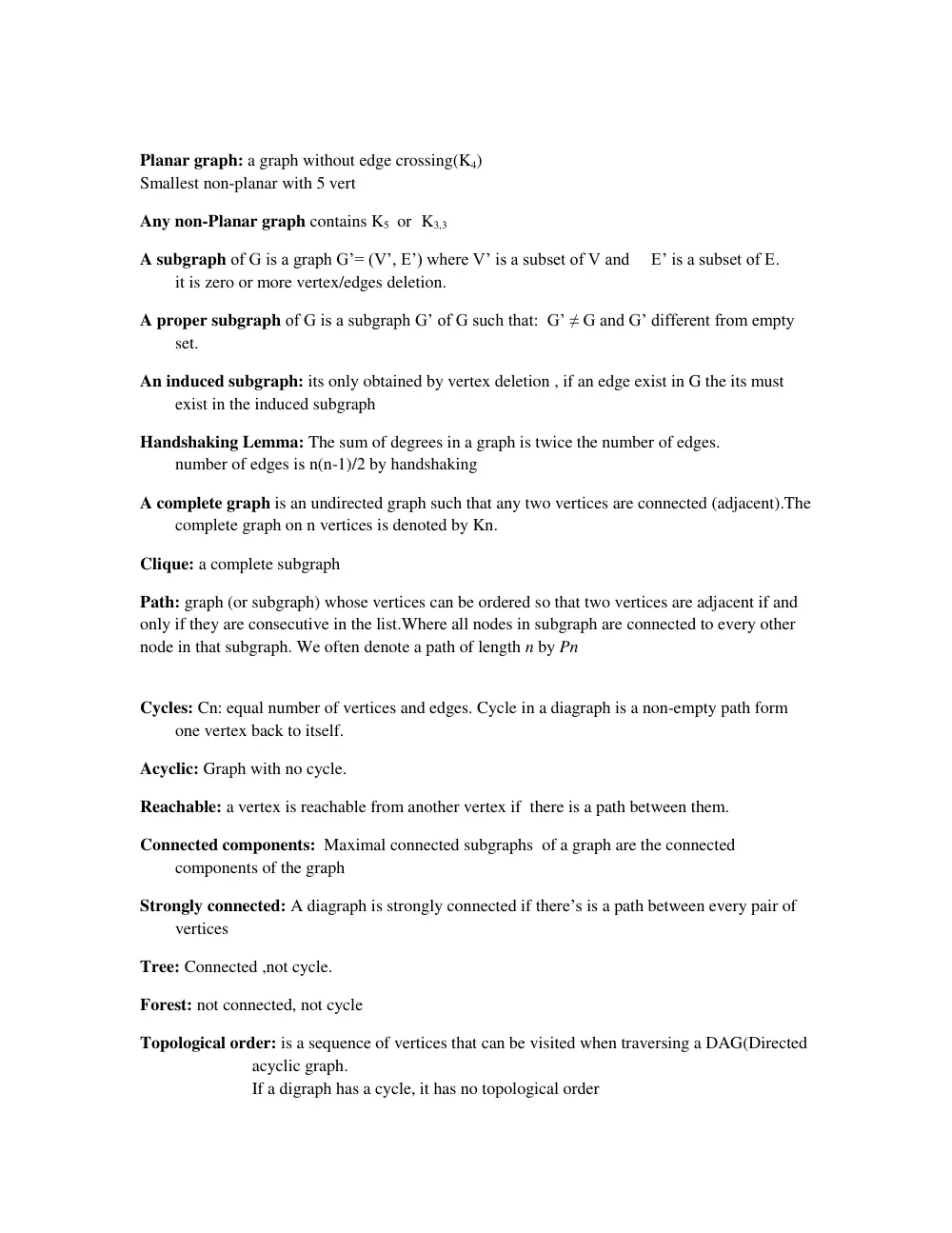 CSC 310 Notes for Final, Fall 2018, page 2