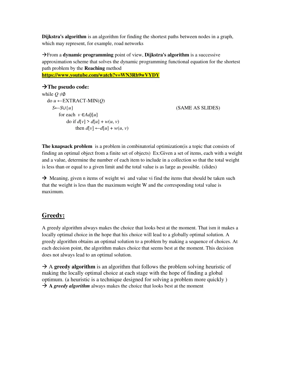 CSC 310 Notes for Final, Fall 2018, page 5