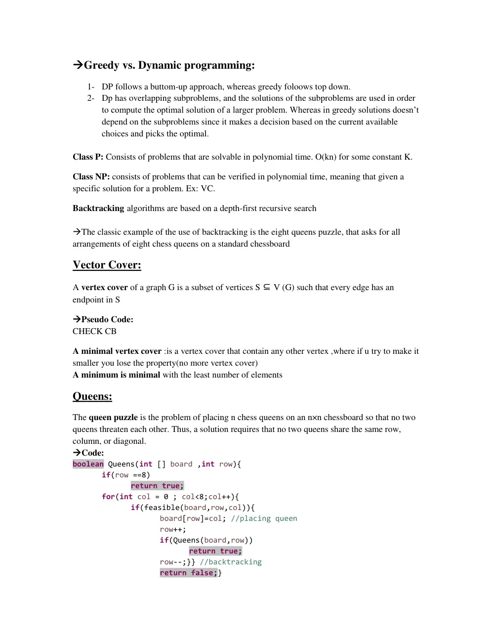CSC 310 Notes for Final, Fall 2018, page 7