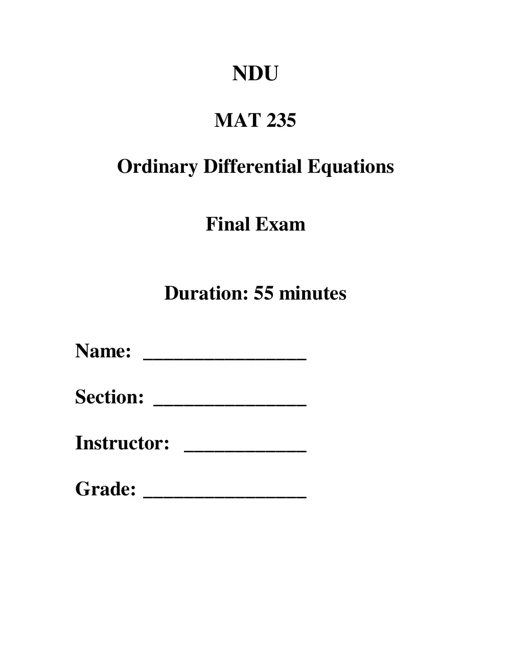 MAT 235 Final, Fall 2002, page 1