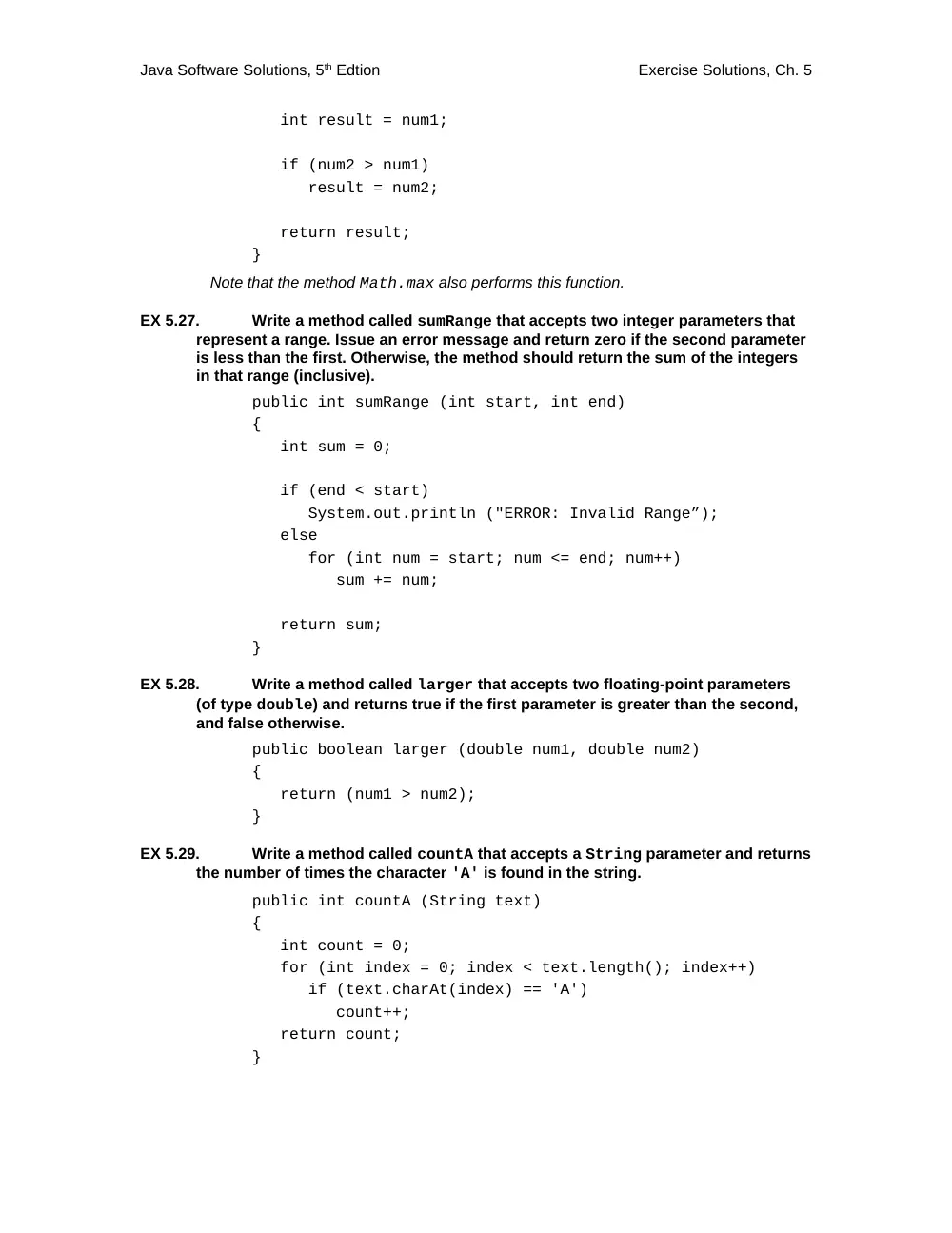 COE 212 Problems Chapter 5 Solutions, Fall 2013, page 8