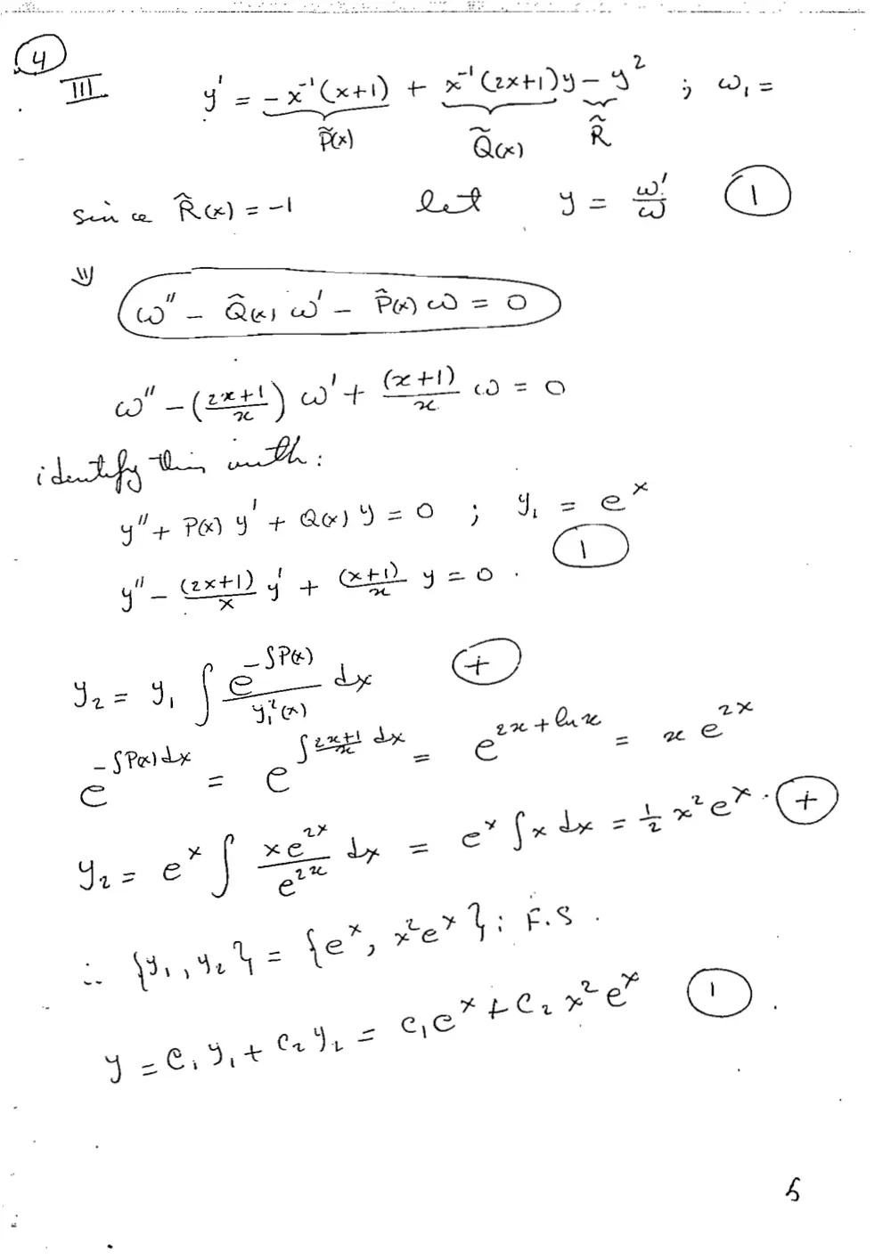 MATH 202 Exam 1 with Solution, Fall 1998, page 4