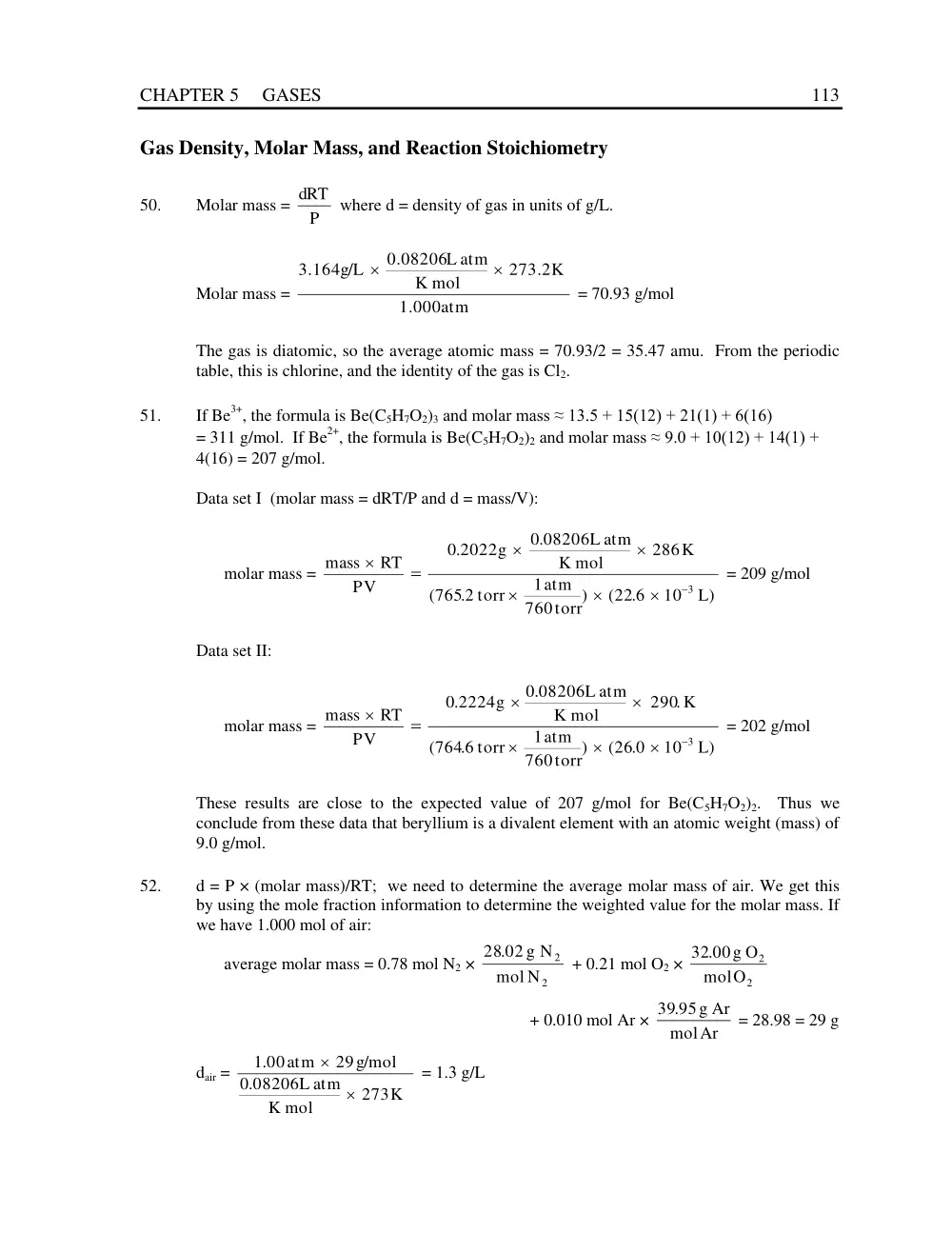 CHM 201 Problems Solution for Chap 5 Exercises, Fall 2013, page 10