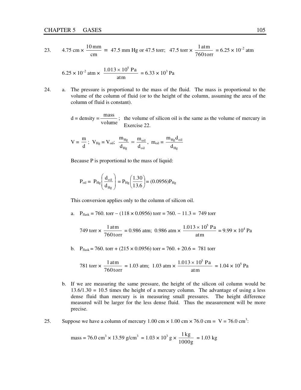 CHM 201 Problems Solution for Chap 5 Exercises, Fall 2013, page 2