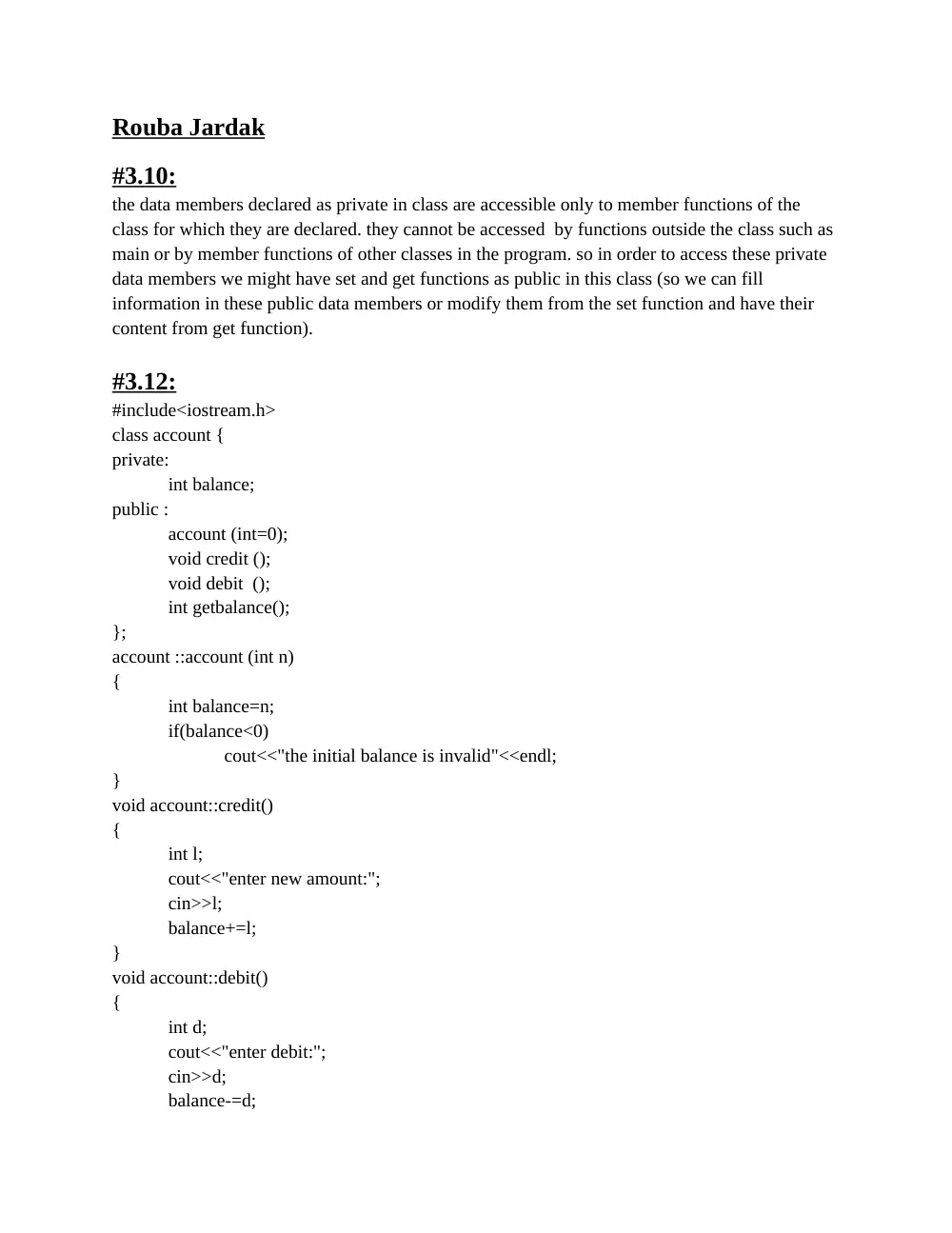 CSI 250 Homework 1, Fall 2011, page 1