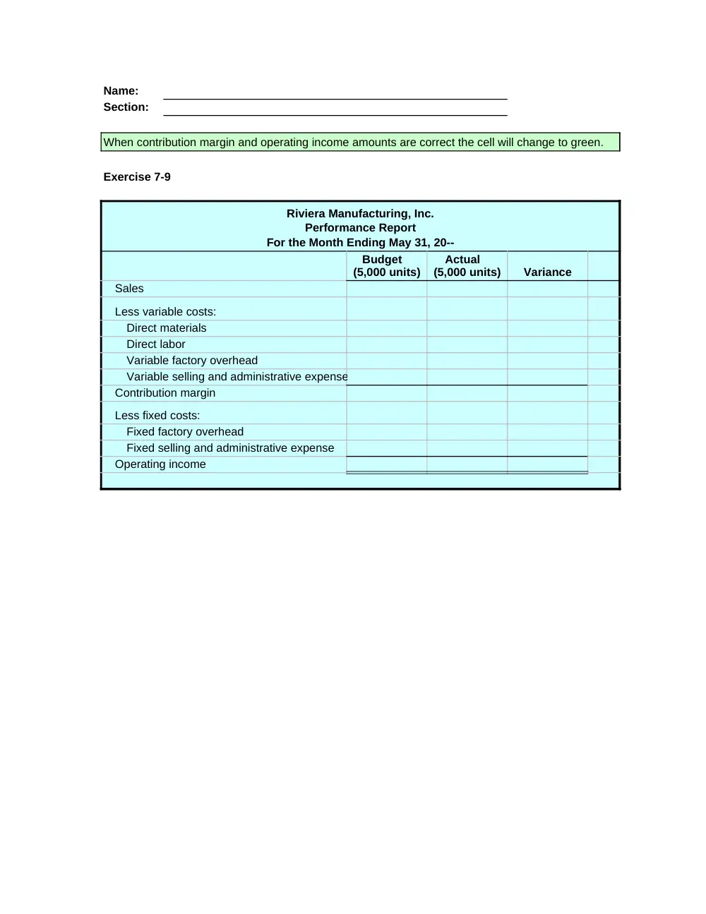 ACCT 222 Problems Excel Template 7, Fall 2014, page 10