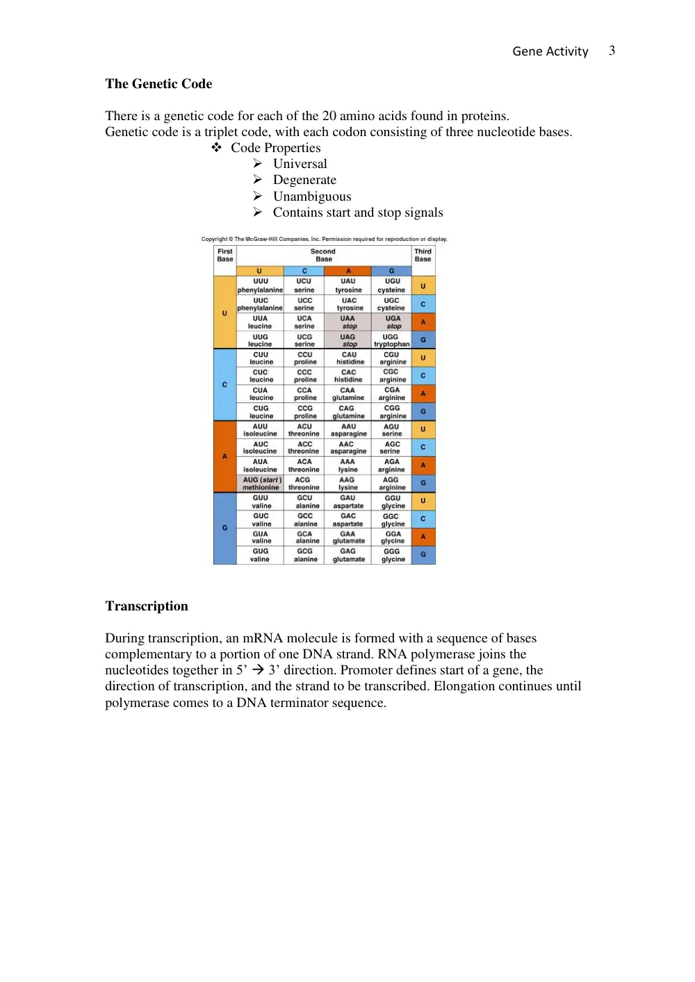 BIO 101 Lecture 101, Fall 2017, page 3