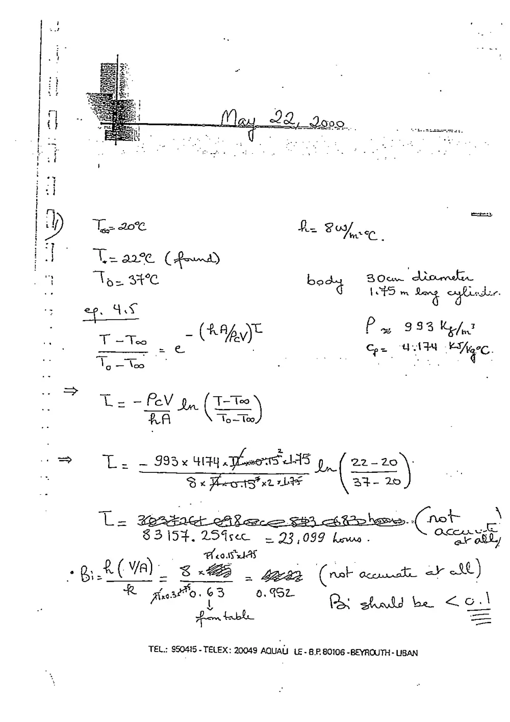 MEN 310 Exam 2 with Solution, Spring 2000, page 2