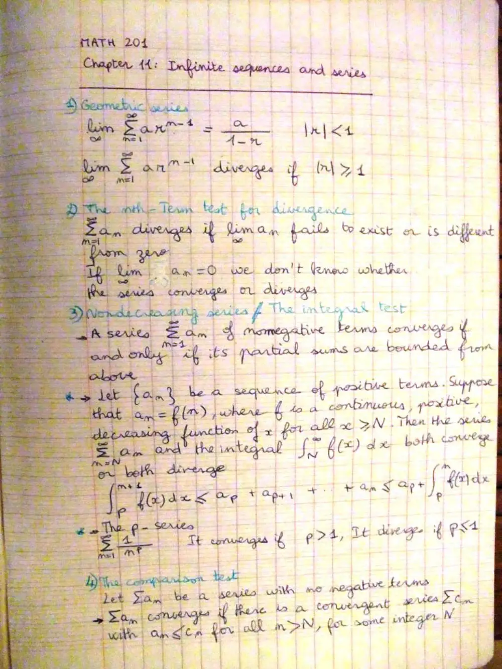 MATH 201 Notes, Fall 2009, page 2