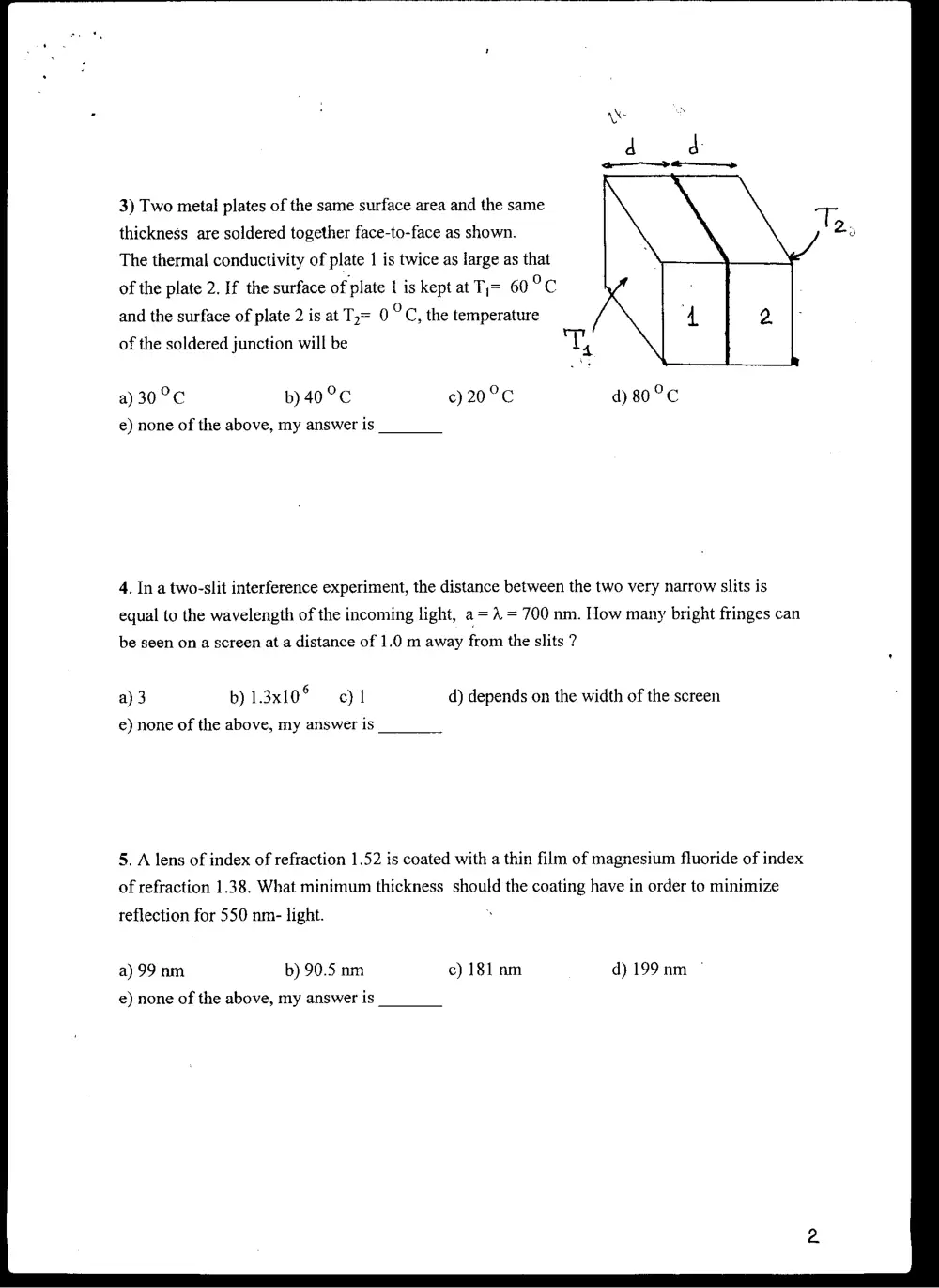 PHYS 204 Final, Fall 1997, page 2