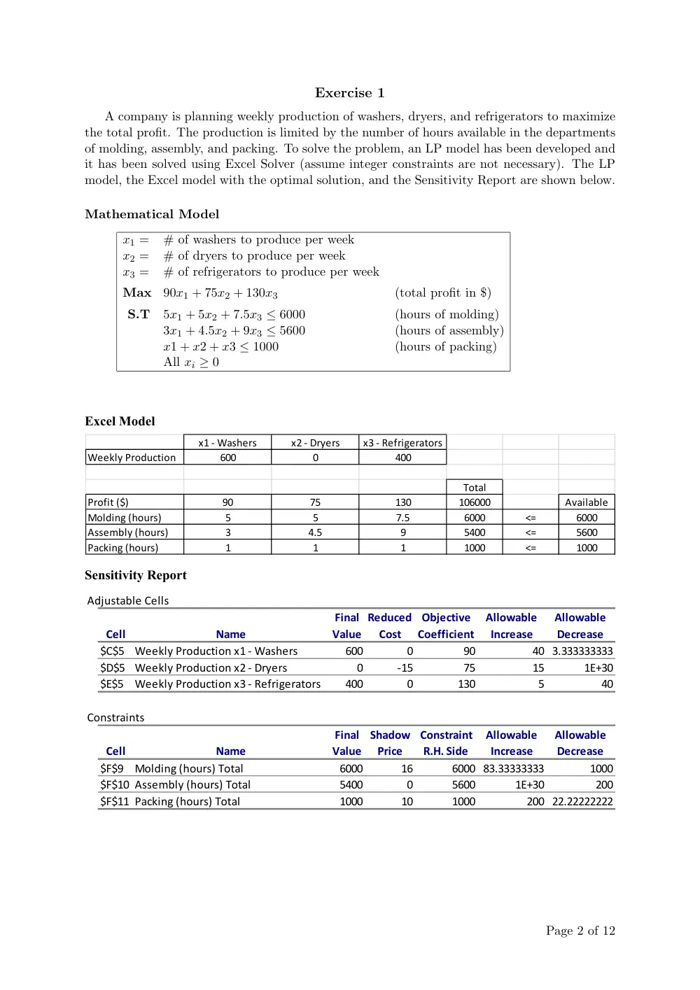 DCSN 205 Final, Spring 2012, page 2