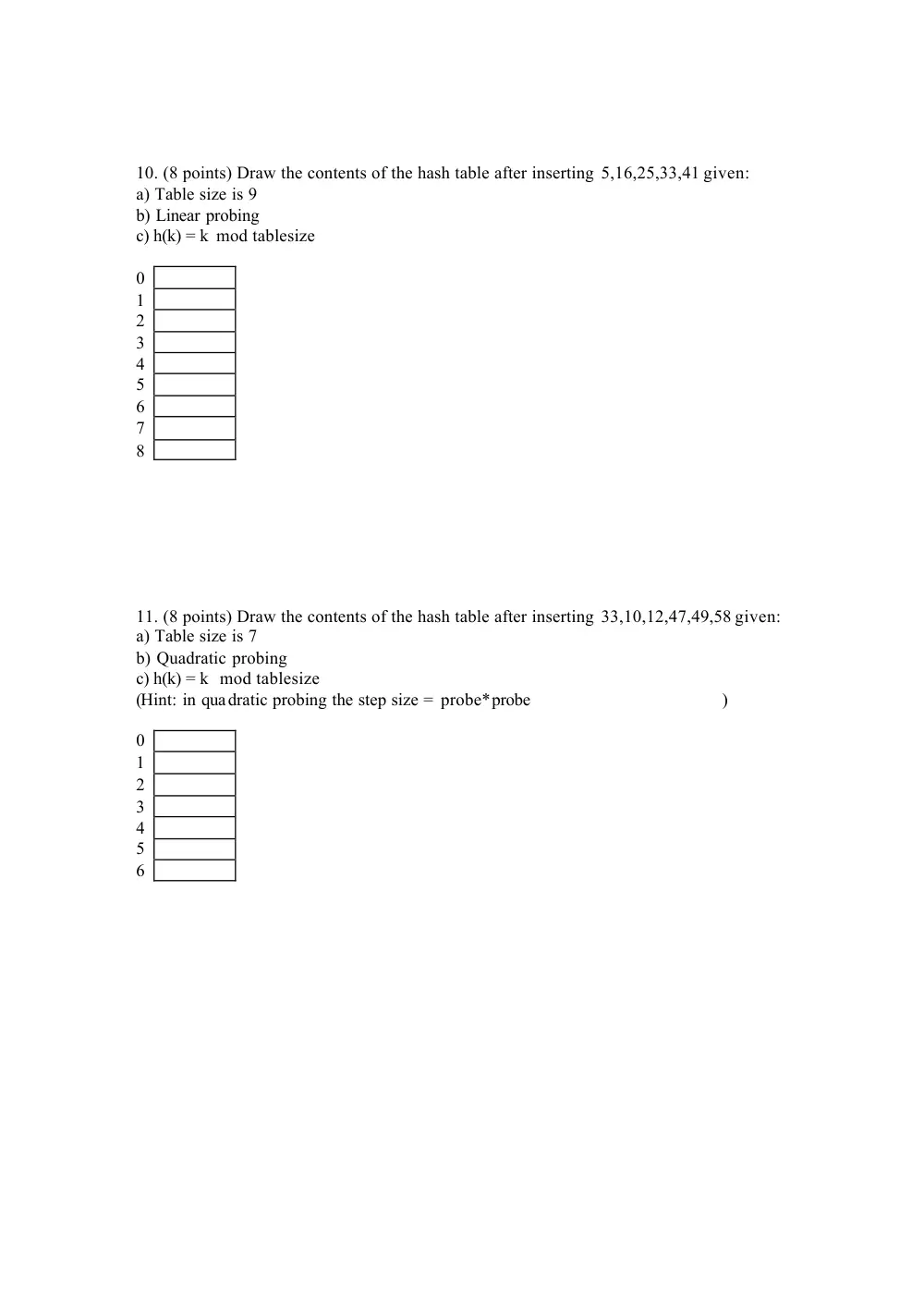 CMPS 212 Midterm, Fall 2005, page 4