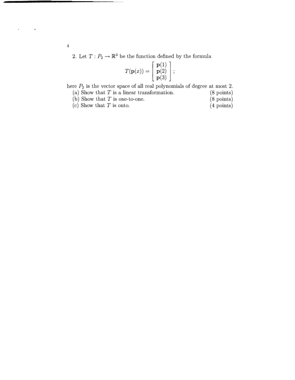 MATH 218 Final, Spring 2009, page 4