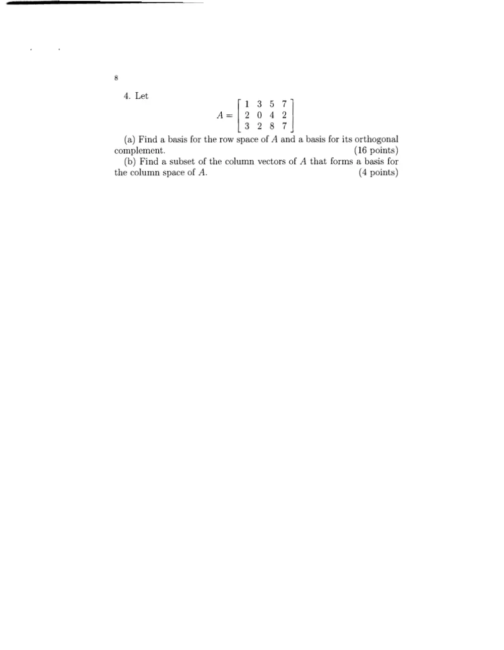 MATH 218 Final, Spring 2009, page 8