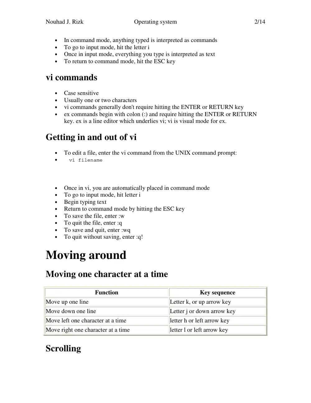 CSC 414 Tutorial, Spring 2003, page 2