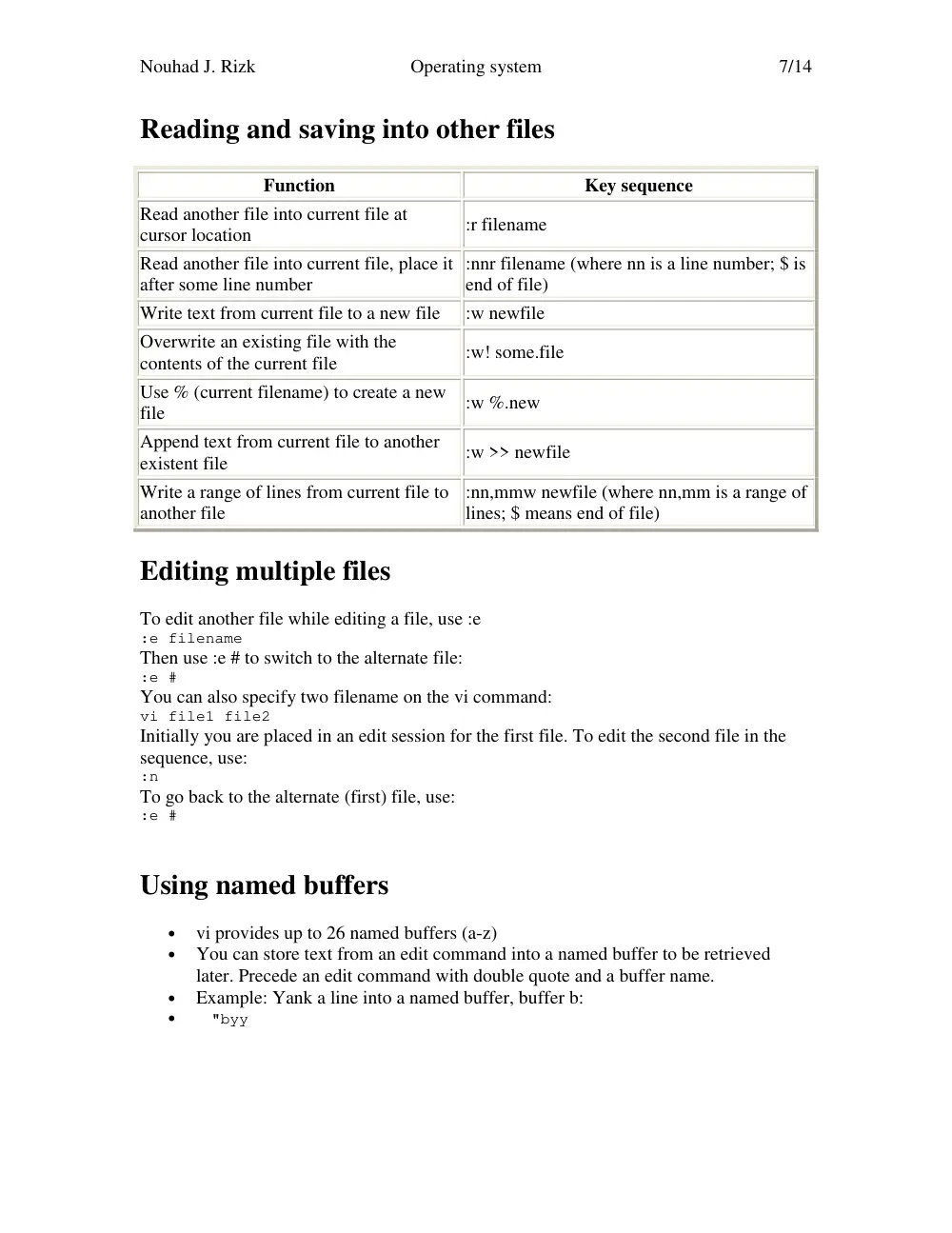 CSC 414 Tutorial, Spring 2003, page 7