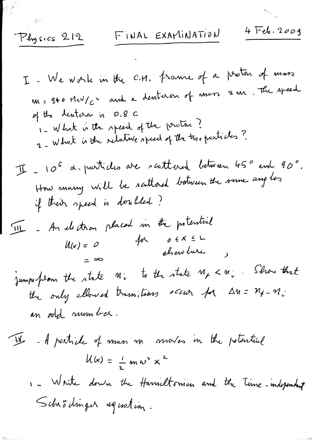 PHYS 212 Final, Fall 2008, page 1