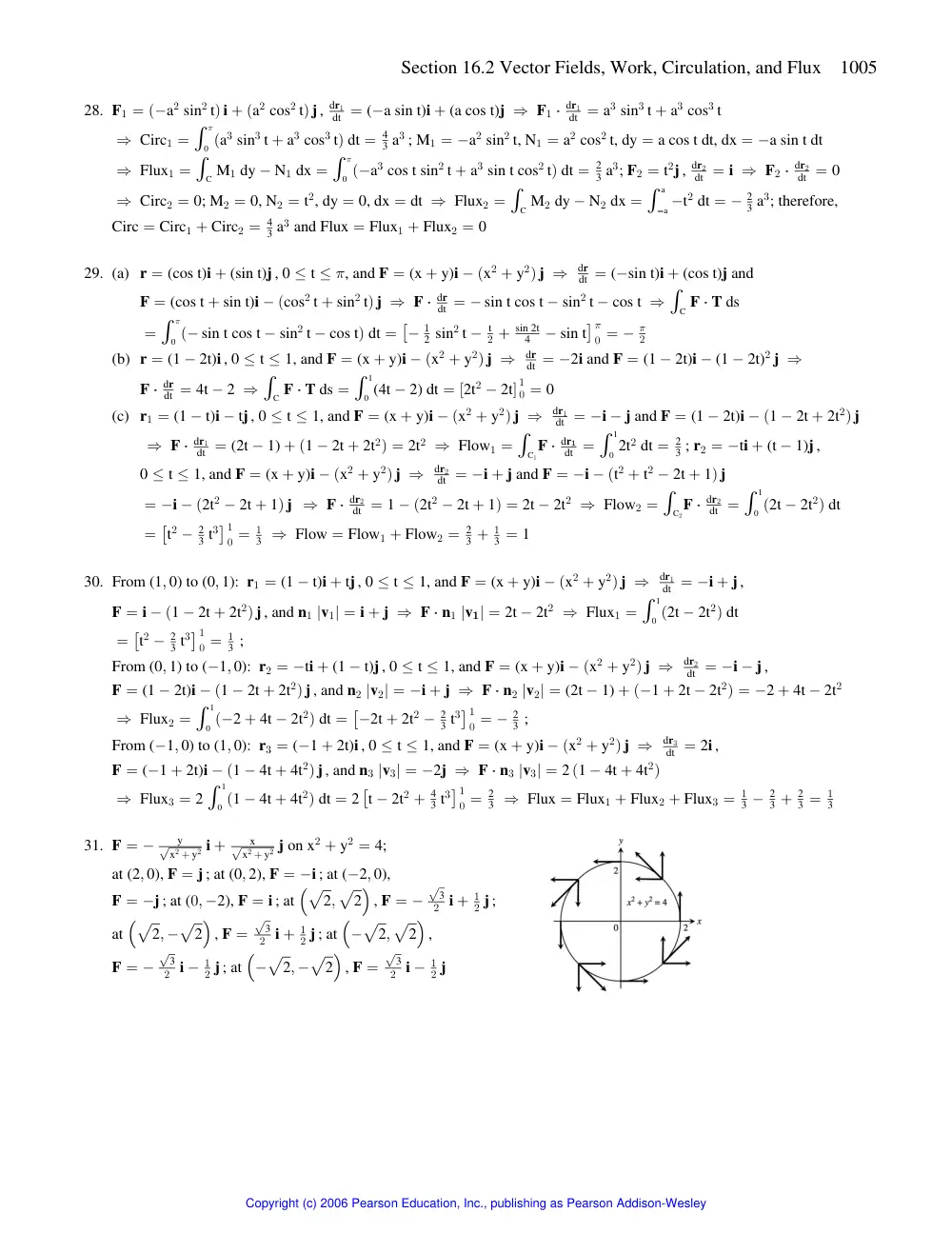 MATH 201 Problems Solution Chapter 16, Fall 2008, page 9