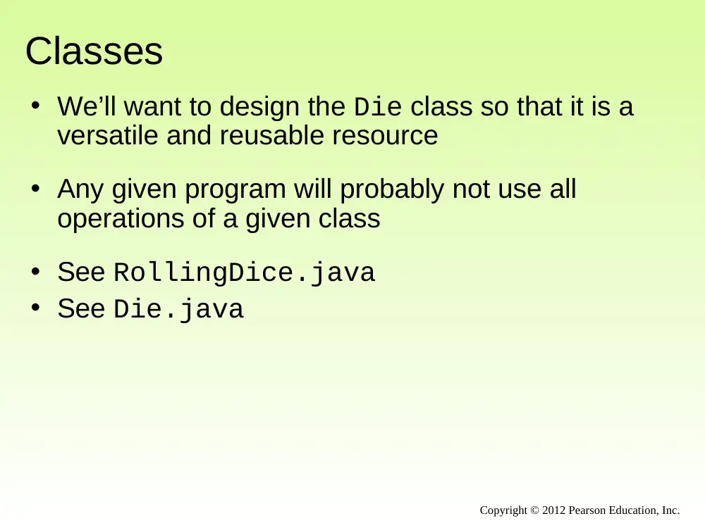 CSC 243 Chapter 5, Fall 2012, page 9
