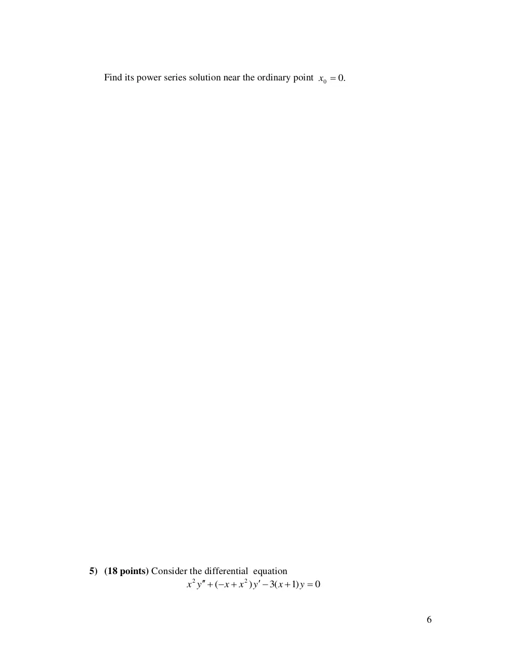MAT 235 Final, Spring 2003, page 6