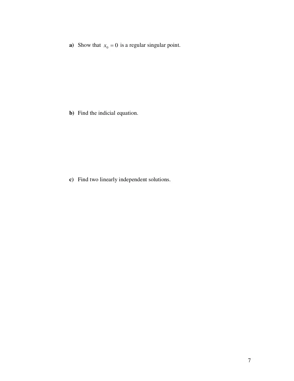 MAT 235 Final, Spring 2003, page 7