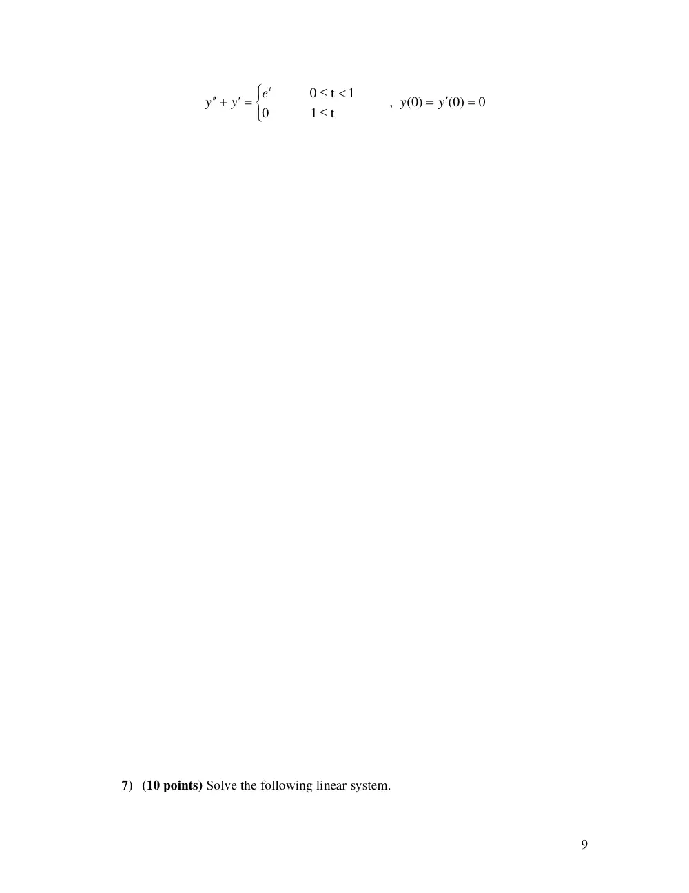 MAT 235 Final, Spring 2003, page 9