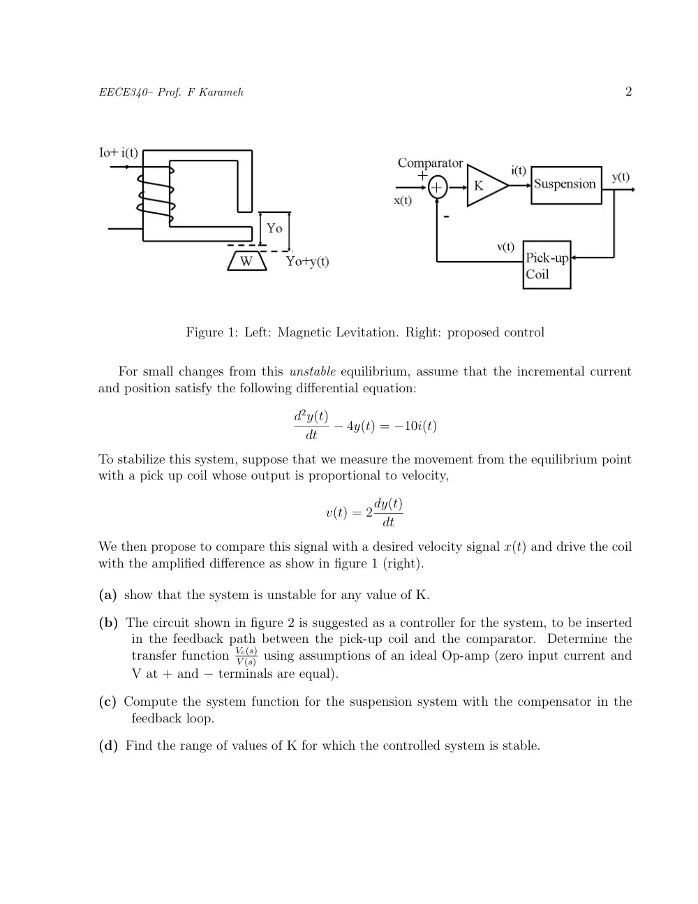 EECE 340 Homework Problem Set 2, Summer 2011, page 2