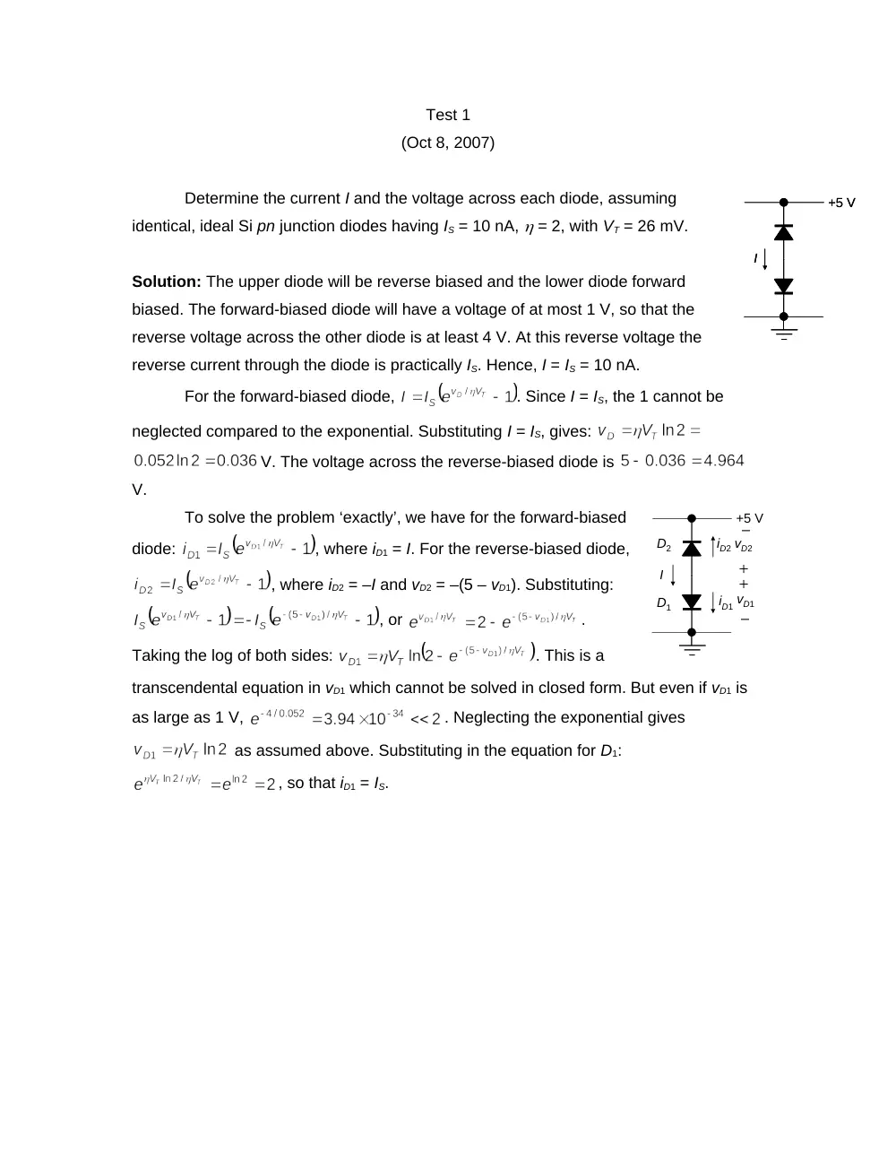 EECE 310 Exam, Spring 2008, page 1