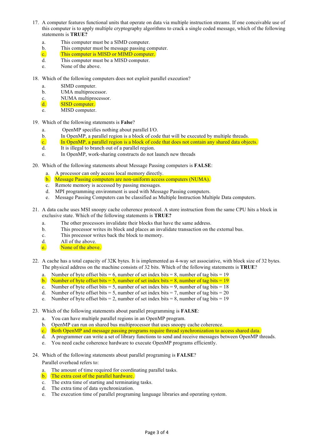 EECE 422 Exam 1 Sample, Fall 2017, page 3